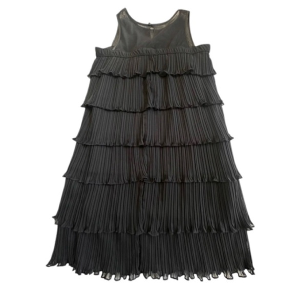 New THE CHILDREN'S PLACE Black Tiered Party Dress Sleeveless Holiday NWT Girl 10 - Picture 9 of 16